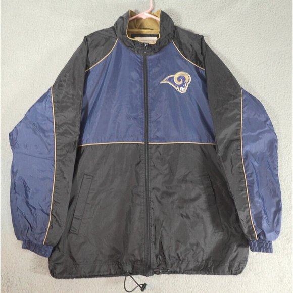 NFL Jackets & Coats St Louis Rams Nfl Windbreaker Jacket Size Mens